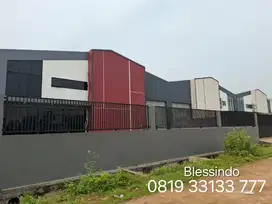 Gudang Industri Blessindo Legok BSD akses tol bsd dan aman