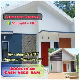 Rumah Sumbsrsuko dekat Tlogowaru Malang