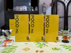 Poco M6 8/256 garansi resmi BARU : segel dus