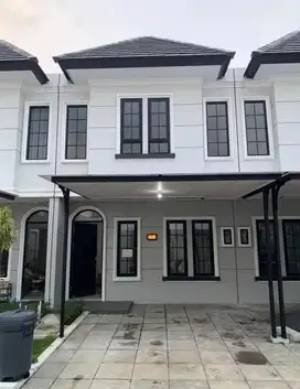 Rumah 2 lantai full furnish di kawasan keren dengan harga istimewa