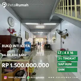 ruko inti kota jalan asia baru daerah asia dan thamrin