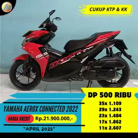 YAMAHA AEROX CONNECTED 2022 KREDIT DP 500RIBU ANGSURAN TERJANGKAU
