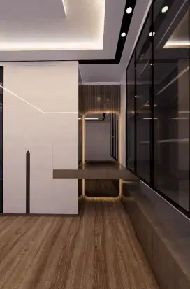 Jasa design furniture custom apartemen the springlake view bekasi