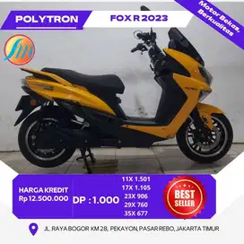 POLYTRON FOX R TAHUN 2023 MOTOR LISTRIK BODI HALUS, SIAP PAKAI