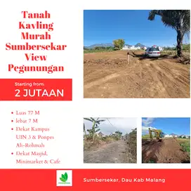 Tanaah Kaaavling Murah View Pegunungan Sumbersekar Malang