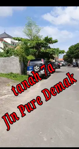 Dijual Tanah 7a di Jln Pure Demak, Teuku Umar Barat Denpasar Bali