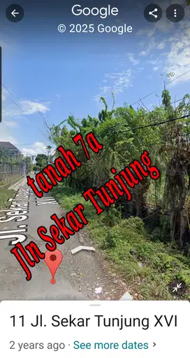 Dijual Tanah 7a di Jln Sekar Tunjung Gatsu Timur Denpasar Bal