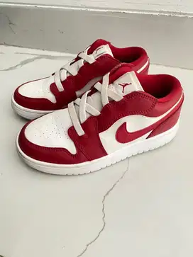 Sepatu Anak Nike Air Jordan 1 Retro Low Gym Red Size 33.5