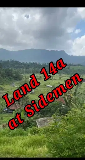 Dijual Tanah 14a di Sidemen Traditional Village Bali