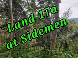 Land 17a for Sale at area Sidemen Traditional Village Bali