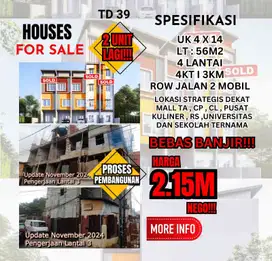 Last Chance 1 Unit lagi Rumah Baru di Tj Duren Jakbar