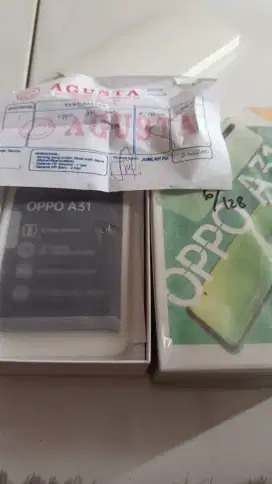 DIJUAL CEPAT HP OPPO A31 RAM 6/128 EX CEWEK NEGO
