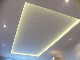 Wall Moulding Sekat Plafon Partisi PVC GRC Gypsum Jasa Tukang Pasang