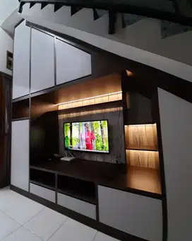 Interior Desain KITCHENSET  Backdrop Tv - Design Wardrobe Kitchen Set