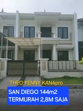 PAKUWON CITY SAN DIEGO 144m2 TERMURAH, san antonio