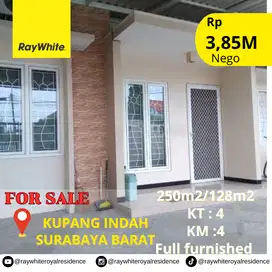 Dijual rumah di Kupang indah dukuh Kupang Surabaya barat full furnishe