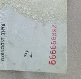 Uang Dengan Serial Number Cantik 999999 Dijamin Asli Original