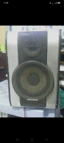 Dijual 2pasang speaker ori ngebass merk ori Polytron