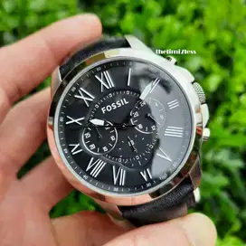 Jam tangan Fossil quartz chronograph roman dial ref FS4812 / 111408