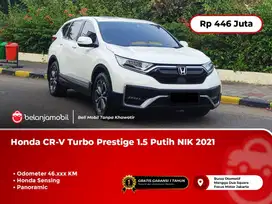 [PANORAMIC] Honda CRV Turbo Prestige 1.5 Sensing Putih 2021/2022