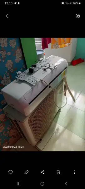 Jual ac sharp 1 pk kondisi mulus
