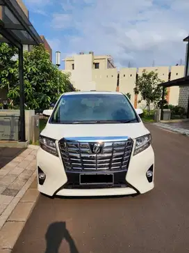 Toyota Alphard 2.5 G ATPM 2016 / 2015 Putih Mutiara