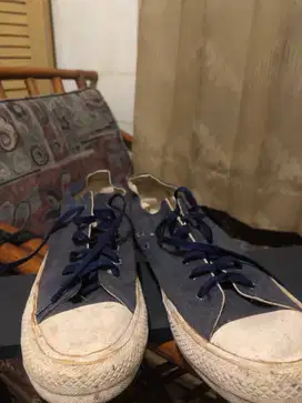Sepatu Converse Low Biru Uk 42