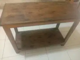meja kayu 1 meter