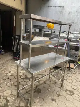 Stainless Steel Meja Upperself 
P 120 cm x L 55 cm x T 80 cm
