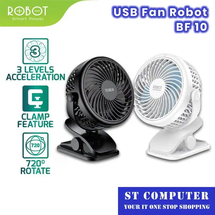 USB Fan Robot BF 10 Cleanable 720 Rotating