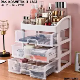 Rak Kosmetik 3 susun murah