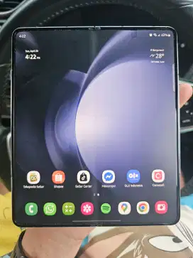 Samsung Fold 5 512gb SEIN Icy Blue Fullset No minus free case ori spen