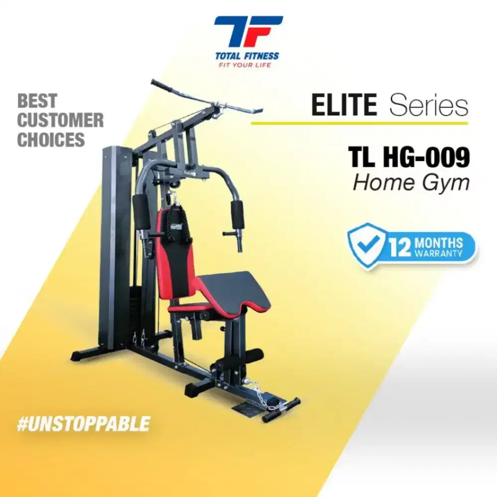 Home Gym Multifungsi 1Sisi Beban 75kg