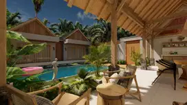 Villa dengan konsep Modern Contemporary Tropical dan Private Pool