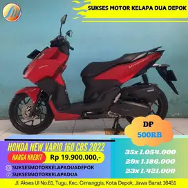 HONDA NEW VARIO 160 CBS 2022 CASH/KREDIT DP MURAH SYARAT MUDAH