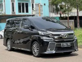 VELLFIRE ZG 2.5 AT 2016 HITAM KM 73rb