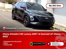 [ LOW KM ] Chery Omoda 5 RZ Luxury 230T 1.5 Sunroof AT Hitam 2023/2024