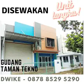 DIsewakan Gudang Taman Tekno BSD Lokasi Strategis Jarang Ada