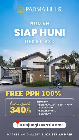 Modal 2,5Jt Dapat Rumah Dekat BSD Banyak Promo nya