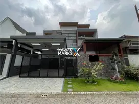 Rumah baru mewah modern semi furnished araya golf malang