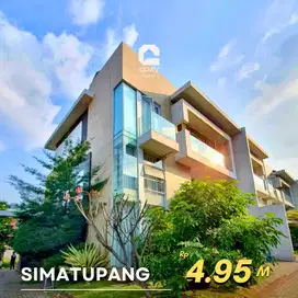 Dijual Rumah ada kolam renang dalam cluster dekat tol