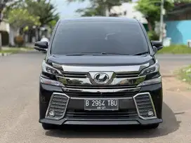TOYOTA VELLFIRE ZG 2.5 AT 2016 HITAM ISTIMEWA KM LOW 70RBAN