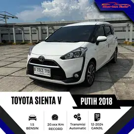 Toyota Sienta V AT 2018 km 18 ribuan