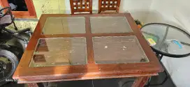 Meja makan kayu jati second