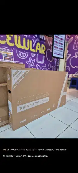 TV ANDROID 43 INCH TANPA ANTENA TANPA STB
