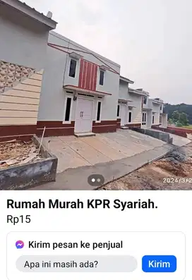 Rumah Murah Berkualitas 2 kamar tidur