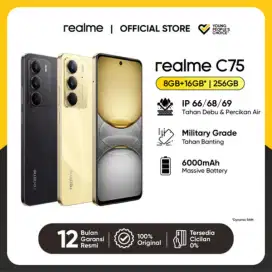 REALME C75 NFC RAM 24GB ROM 256GB (BARU & SEGEL)