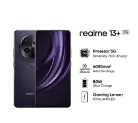 CASHBACK 900.000* REALME 13 PLUS 5G RAM 26GB ROM 256GB (BARU)