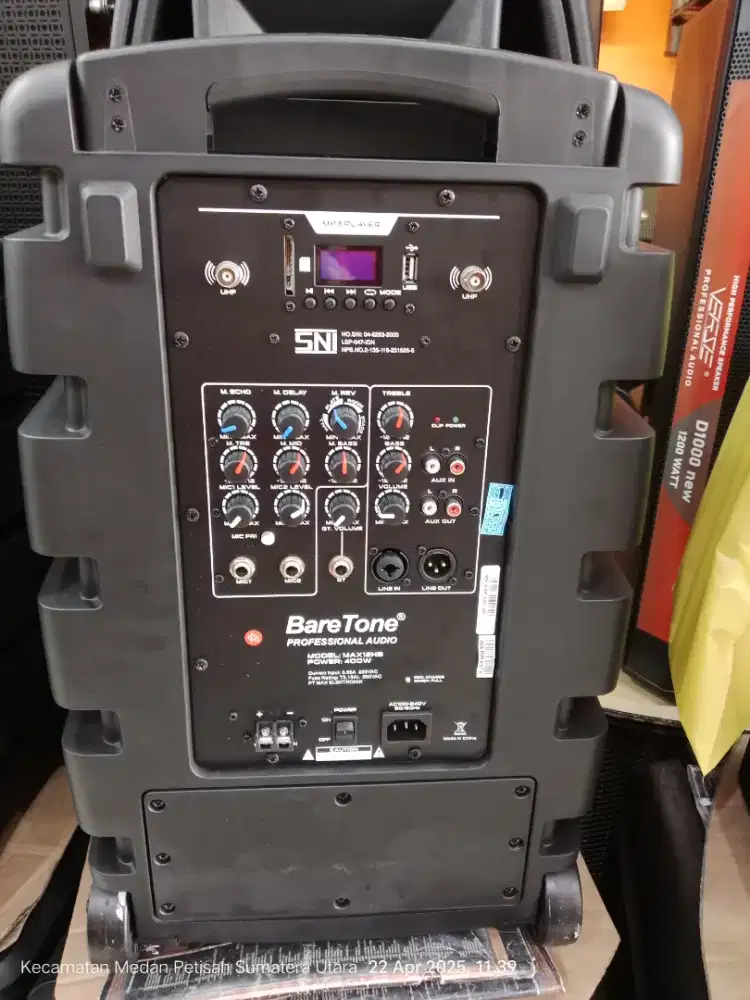 Speaker Baretone 12inci hB +mic2