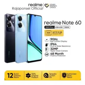 REALME NOTE 60 RAM 18GB ROM 128GB (BARU & SEGEL)